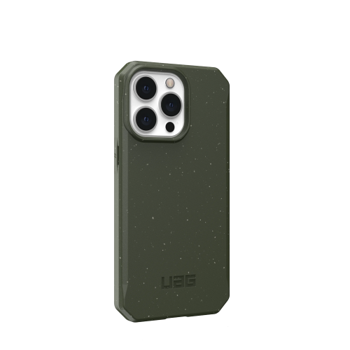 Ударопрочный чехол Urban Armor Gear Biodegradable Outback Series Olive для iPhone 13 Pro