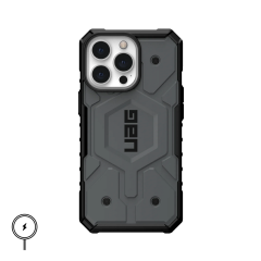Ударопрочный чехол Urban Armor Gear Pathfinder with MagSafe Series Silver для iPhone 13 Pro