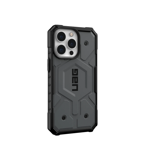 Ударопрочный чехол Urban Armor Gear Pathfinder with MagSafe Series Silver для iPhone 13 Pro