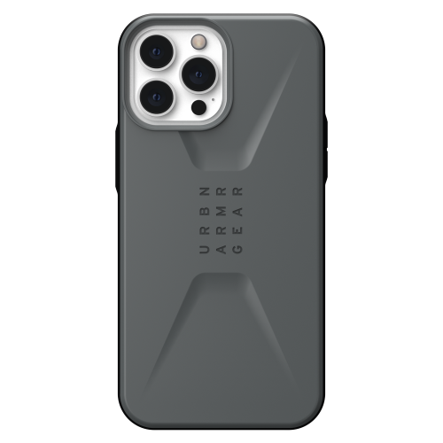 Ударопрочный чехол Urban Armor Gear Civilian Series Silver для iPhone 13 Pro Max