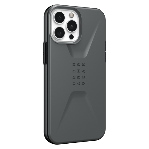 Ударопрочный чехол Urban Armor Gear Civilian Series Silver для iPhone 13 Pro Max