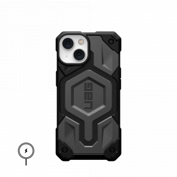 Ударопрочный чехол Urban Armor Gear Monarch for MagSafe Series Silver для iPhone 14