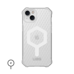 Ударопрочный чехол Urban Armor Gear Essential Armor for MagSafe Series Frosted Ice для iPhone 14 Plus / 15 Plus