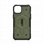 Ударопрочный чехол Urban Armor Gear Pathfinder for MagSafe Series Olive для iPhone 14 Plus