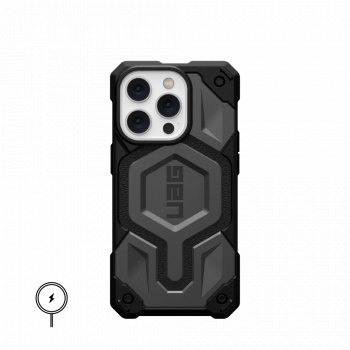 Ударопрочный чехол Urban Armor Gear Monarch for MagSafe Series Silver для iPhone 14 Pro