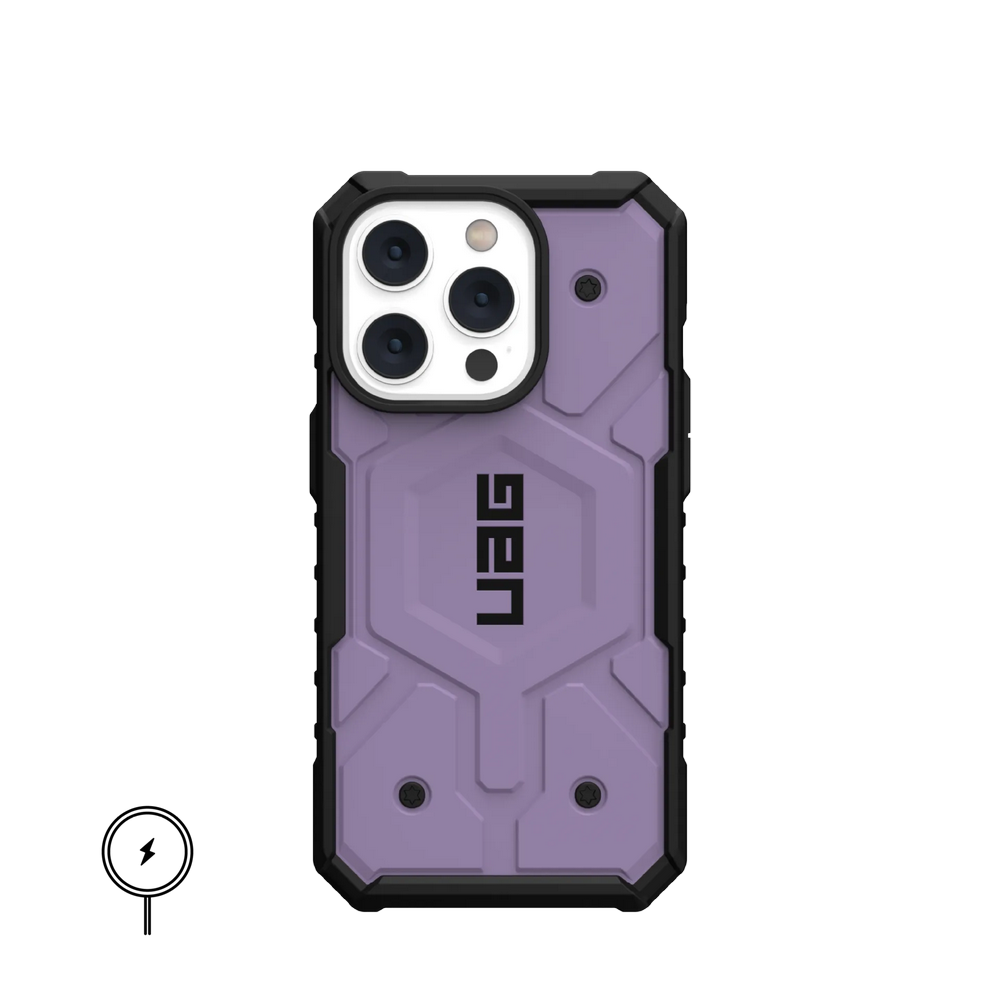 Купить Ударопрочный чехол Urban Armor Gear Pathfinder for MagSafe Series  Lilac для iPhone 14 Pro в Москве недорого, интернет-магазин iFlashco