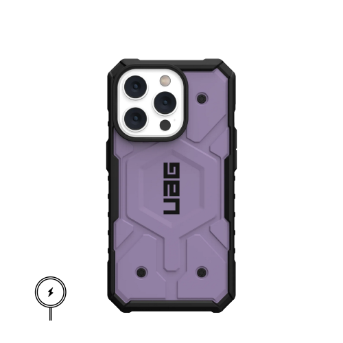 Ударопрочный чехол Urban Armor Gear Pathfinder for MagSafe Series Lilac для iPhone 14 Pro