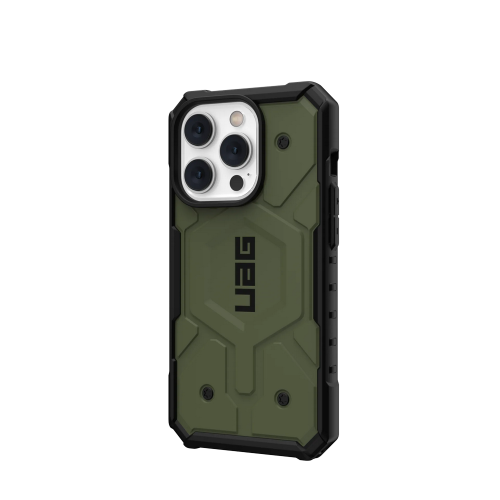 Ударопрочный чехол Urban Armor Gear Pathfinder for MagSafe Series Olive для iPhone 14 Pro