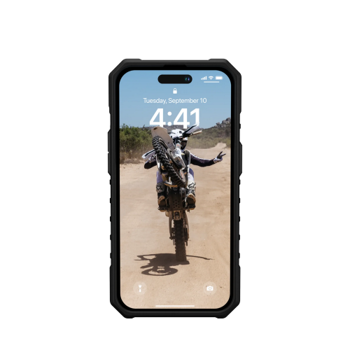 Ударопрочный чехол Urban Armor Gear Pathfinder for MagSafe Series Black для iPhone 14 Pro