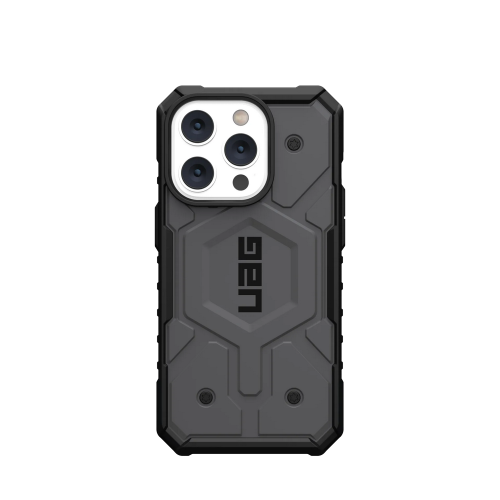 Ударопрочный чехол Urban Armor Gear Pathfinder for MagSafe Series Silver для iPhone 14 Pro