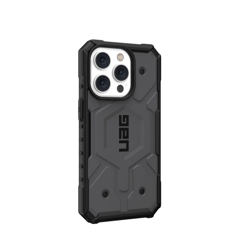 Ударопрочный чехол Urban Armor Gear Pathfinder for MagSafe Series Silver для iPhone 14 Pro