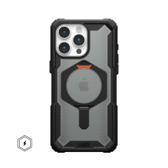 Ударопрочный чехол Urban Armor Gear Plasma XTE for MagSafe Series Black / Orange для iPhone 14 Pro Max