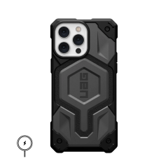 Ударопрочный чехол Urban Armor Gear Monarch for MagSafe Series Silver для iPhone 14 Pro Max