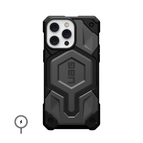 Ударопрочный чехол Urban Armor Gear Monarch for MagSafe Series Silver для iPhone 14 Pro Max