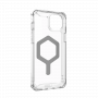 Ударопрочный чехол Urban Armor Gear Plyo for MagSafe Series Ice / Silver для iPhone 14 Plus / 15 Plus