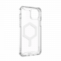 Ударопрочный чехол Urban Armor Gear Plyo for MagSafe Series Ice / White для iPhone 14 Plus / 15 Plus