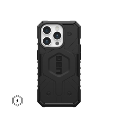 Ударопрочный чехол Urban Armor Gear Pathfinder for MagSafe Series Black для iPhone 15 Pro