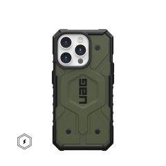 Ударопрочный чехол Urban Armor Gear Pathfinder for MagSafe Series Olive для iPhone 15 Pro