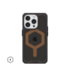 Ударопрочный чехол Urban Armor Gear Plyo for MagSafe Series Black / Bronze для iPhone 15 Pro