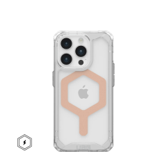 Ударопрочный чехол Urban Armor Gear Plyo for MagSafe Series Ice / Rose Gold для iPhone 15 Pro