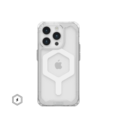 Ударопрочный чехол Urban Armor Gear Plyo for MagSafe Series Ice / White для iPhone 15 Pro
