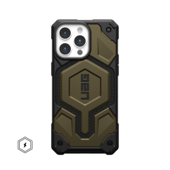Ударопрочный чехол Urban Armor Gear Monarch for MagSafe Series Kevlar Elemental Green для iPhone 14 Pro Max