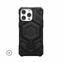 Ударопрочный чехол Urban Armor Gear Monarch for MagSafe Series Kevlar Black для iPhone 14 Pro Max