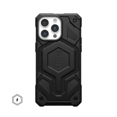 Ударопрочный чехол Urban Armor Gear Monarch for MagSafe Series Kevlar Black для iPhone 14 Pro Max
