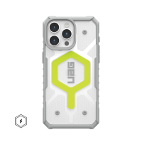 Ударопрочный чехол Urban Armor Gear Pathfinder for MagSafe Series Clear Active Neon для iPhone 13 Pro Max