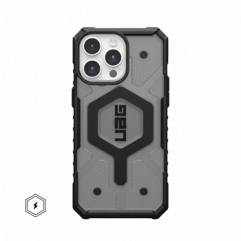 Ударопрочный чехол Urban Armor Gear Pathfinder for MagSafe Clear Series Ash для iPhone 14 Pro Max