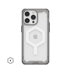 Ударопрочный чехол Urban Armor Gear Plyo for MagSafe Series Ash / White для iPhone 15 Pro Max
