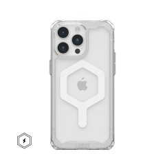 Ударопрочный чехол Urban Armor Gear Plyo for MagSafe Series Ice / White для iPhone 15 Pro Max