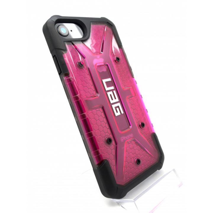 Чехол Urban Armor Gear Plasma Pink для iPhone 6 / 7 / 8 / SE 2020 / SE 2022 розовый прозрачный