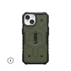 Ударопрочный чехол Urban Armor Gear Pathfinder for MagSafe Series Olive для iPhone 15
