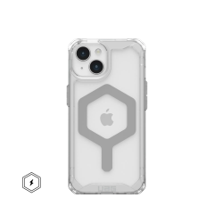 Ударопрочный чехол Urban Armor Gear Plyo for MagSafe Series Ice / Silver для iPhone 15