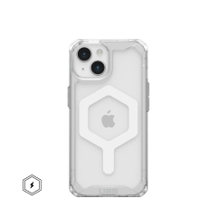 Ударопрочный чехол Urban Armor Gear Plyo for MagSafe Series Ice / White для iPhone 15