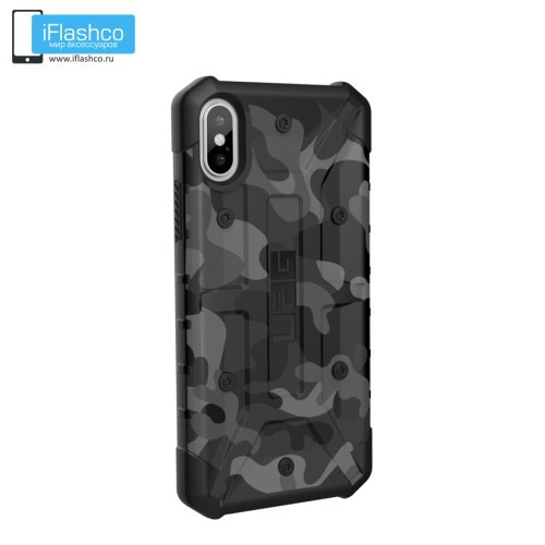 Чехол Urban Armor Gear PATHFINDER SE CAMO Midnight для iPhone X/XS
