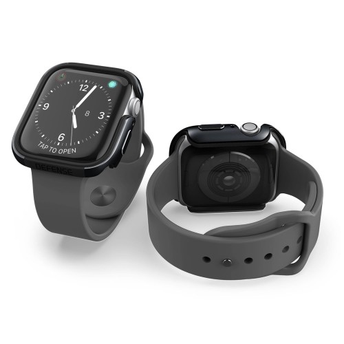 Защитный чехол-корпус X-Doria Defense Edge Black для Apple Watch Series SE / 6 / 5 / 4 (40 мм)