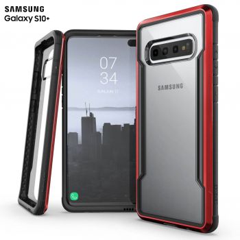Чехол ударопрочный X-Doria Defense Shield Red для Samsung Galaxy S10+