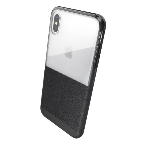 Чехол ударопрочный X-Doria Case Dash Black Leather для iPhone XS Max
