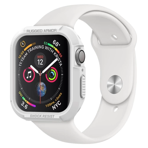 Чехол Spigen Rugged Armor Case для Apple Watch Series 7 / SE / 6 / 5 / 4 (45мм/44мм) White
