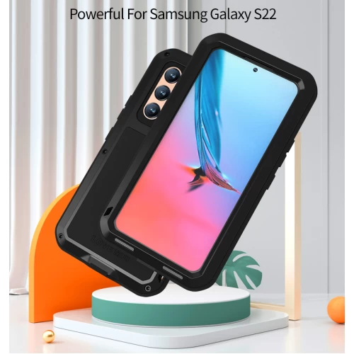 Чехол Love Mei Powerful для Samsung Galaxy S22 Black черный