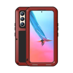 Чехол Love Mei Powerful для Samsung Galaxy S22 Red красный