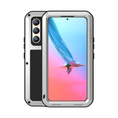 Чехол Love Mei Powerful для Samsung Galaxy S22 Silver серый