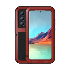 Чехол Love Mei Powerful для Samsung Galaxy S22 Ultra Red красный
