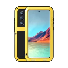 Чехол Love Mei Powerful для Samsung Galaxy S22 Ultra Yellow желтый