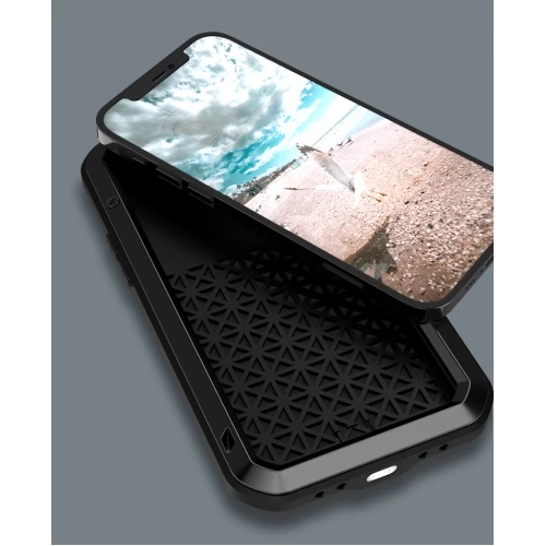 Ударопрочный чехол Love Mei Powerful для iPhone 13 Pro Max Red