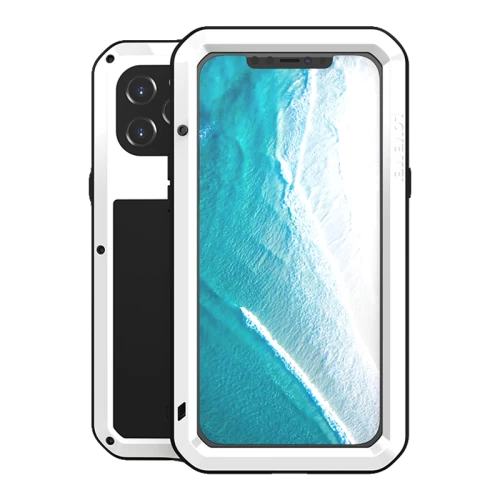 Ударопрочный чехол Love Mei Powerful для iPhone 12 Pro Max White