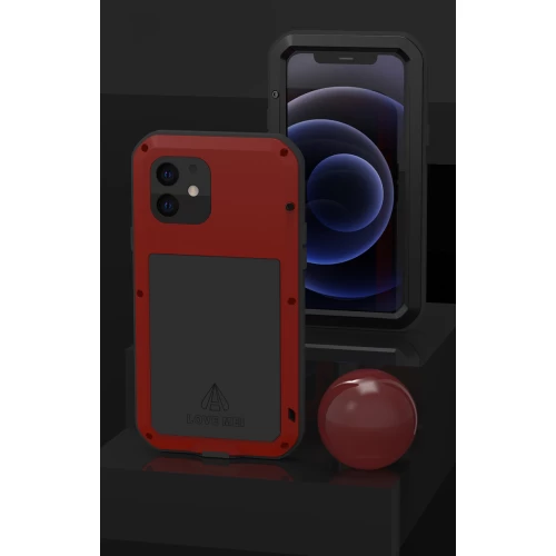 Ударопрочный чехол Love Mei Powerful для iPhone 12 mini Yellow