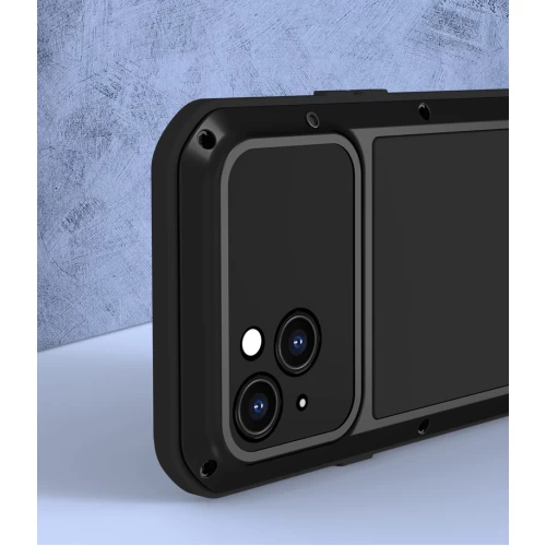 Ударопрочный чехол Love Mei Powerful Black для iPhone 14
